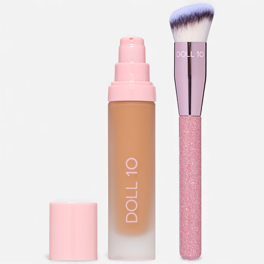 Image 112876_TANDP.jpg, Product 112-876 / Price $82.00, Doll 10 This Covers Everything Foundation with Limited Edition Brush from Doll 10 on TSC.ca's Beauty department