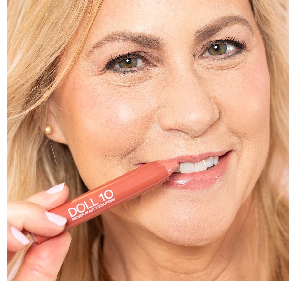 Image 112877_ALTMORE2.jpg, Product 112-877 / Price $55.00, Doll 10 Nude Beach 4-Piece Peptide Plump Soft Focus Lip Crayon Collection from Doll 10 on TSC.ca's Beauty department