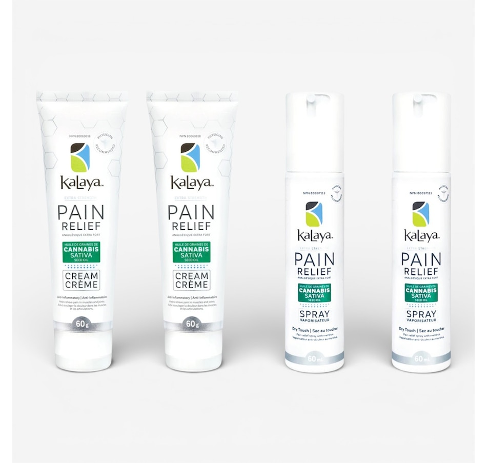 Image 112910.jpg, Product 112-910 / Price $39.99, KaLaya Cannabis Sativa Seed Oil Pain Relief Home and Go Bundle from KaLaya on TSC.ca's Health & Fitness department