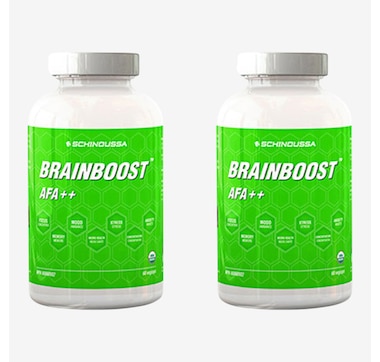30-Day Auto-Delivery Schinoussa Brainboost AFA   Supplement Duo