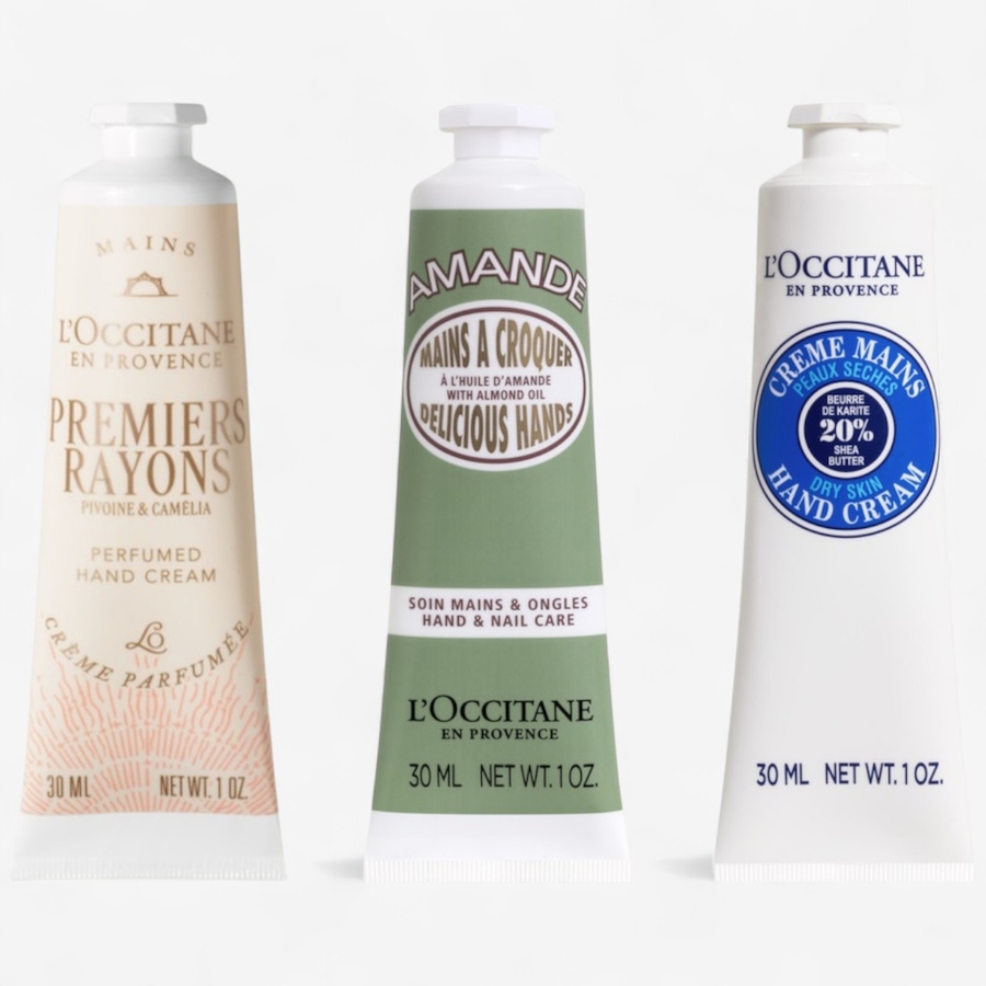 Image 113632.jpg, Product 113-632 / Price $45.00, L'Occitane Holiday Hand Cream Trio from L'Occitane on TSC.ca's Beauty department