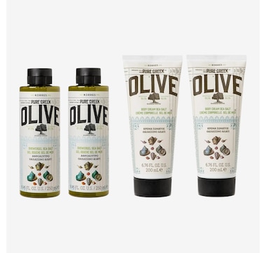 KORRES Pure Greek Olive 4-Piece Bath & Body Collection 