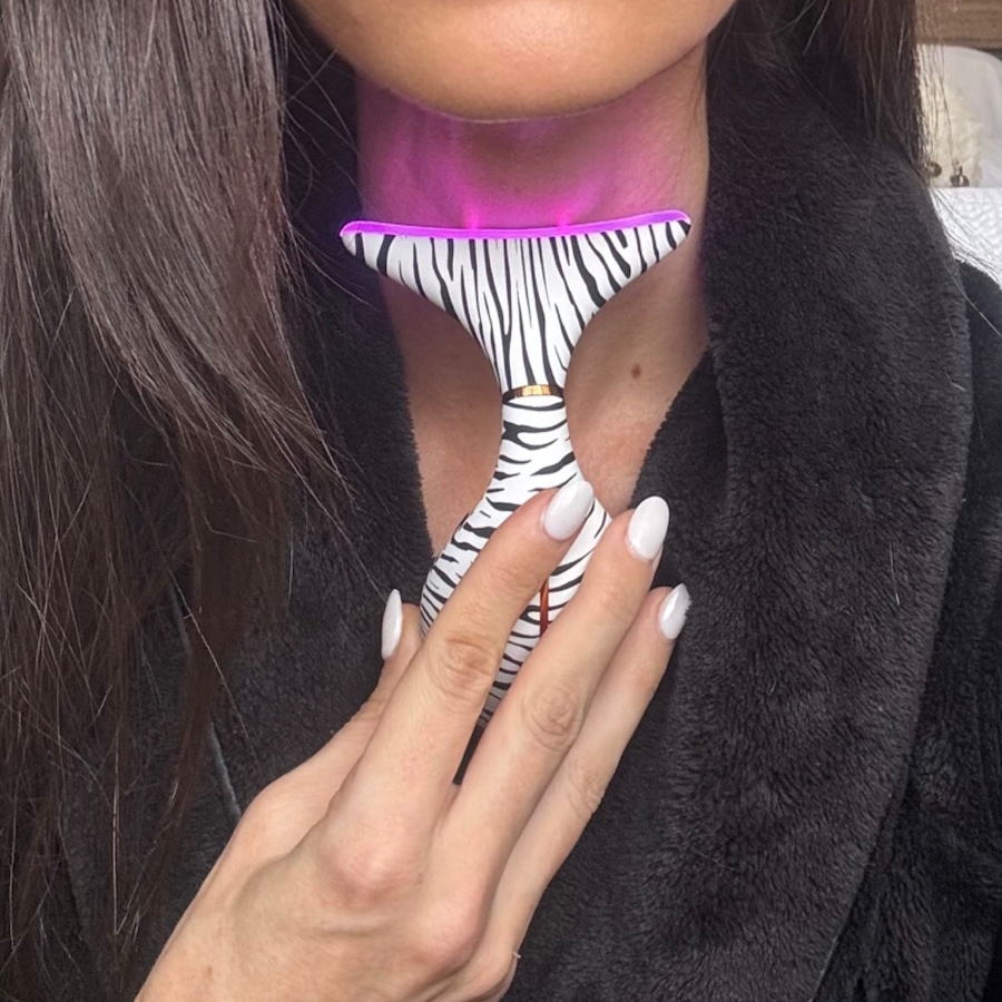 Image 113715_ALTMORE27.jpg, Product 113-715 / Price $149.99, Glo24K 7 Color LED Neck & Face Massager Deluxe from GLO24k on TSC.ca's Beauty department