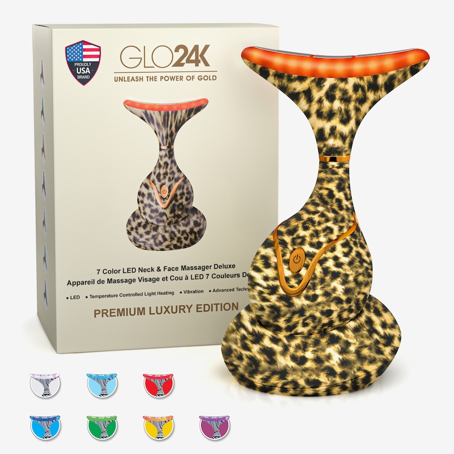 Image 113715_ALTMORE3.jpg, Product 113-715 / Price $149.99, Glo24K 7 Color LED Neck & Face Massager Deluxe from GLO24k on TSC.ca's Beauty department