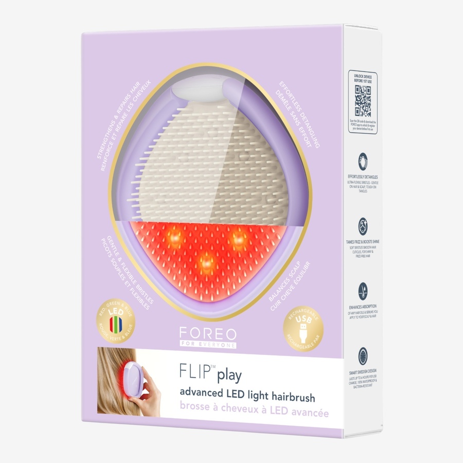 Image 113719_ALTMORE1.jpg, Product 113-719 / Price $89.00, Foreo Flip Play Advanced LED Light Hairbrush from Foreo on TSC.ca's Beauty department