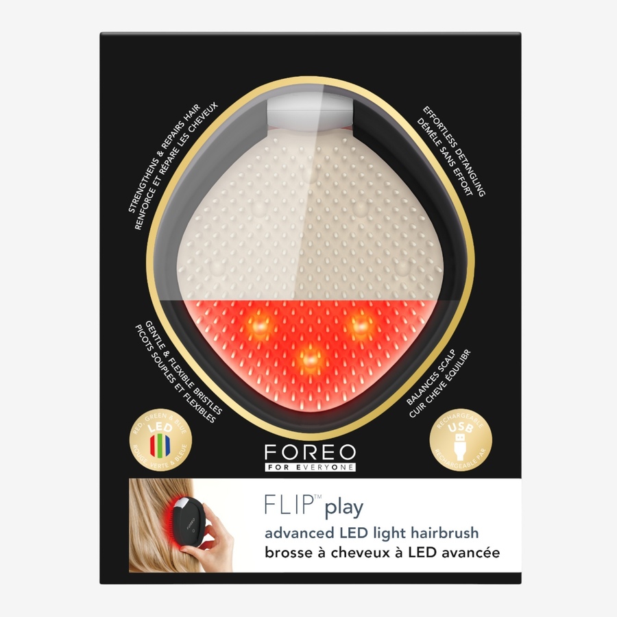Image 113719_ALTMORE2.jpg, Product 113-719 / Price $89.00, Foreo Flip Play Advanced LED Light Hairbrush from Foreo on TSC.ca's Beauty department