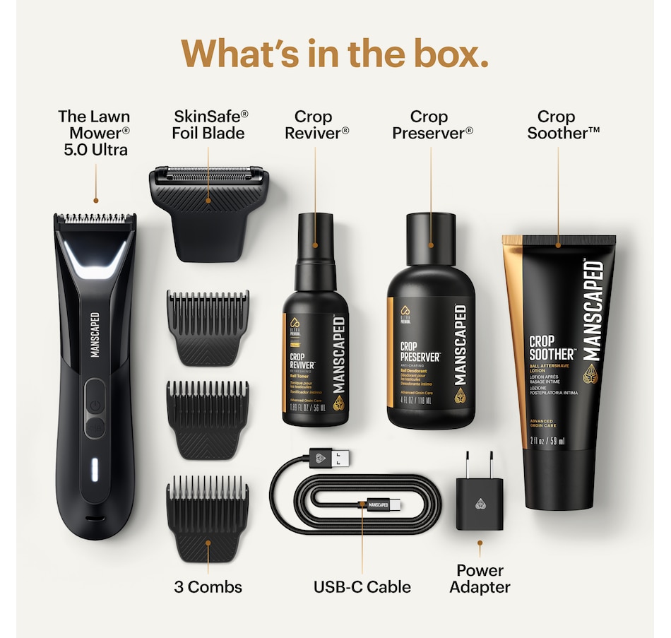 Image 113933_ALTMORE2.jpg, Product 113-933 / Price $179.99, Manscaped The Lawn Mower 5.0 Ultra Refined Kit from MANSCAPED® on TSC.ca's Beauty department