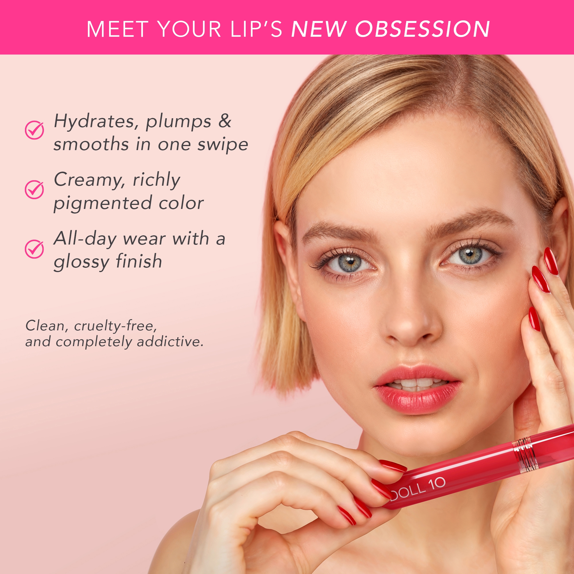 Doll 10 Peptide Plumping Satin Lip Stain Trio - TSC.ca