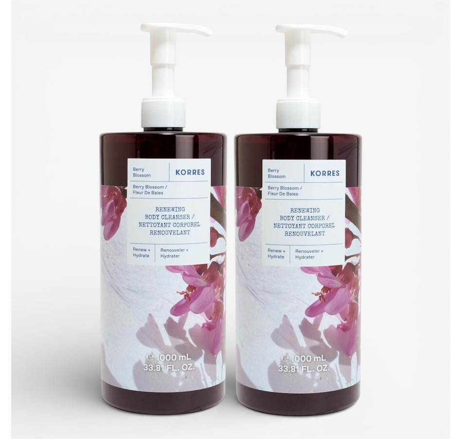 Image 114152_BBLSM.jpg, Product 114-152 / Price $69.00, KORRES Renewing Body Cleanser Duo from KORRES Natural Products on TSC.ca's Beauty department