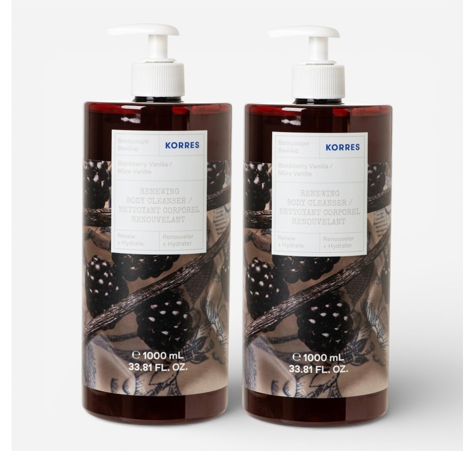 Image 114152_BBVAN.jpg, Product 114-152 / Price $69.00, KORRES Renewing Body Cleanser Duo from KORRES Natural Products on TSC.ca's Beauty department