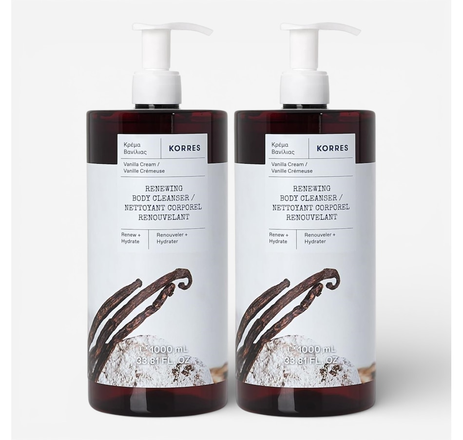 Image 114152_VACM.jpg, Product 114-152 / Price $69.00, KORRES Renewing Body Cleanser Duo from KORRES Natural Products on TSC.ca's Beauty department