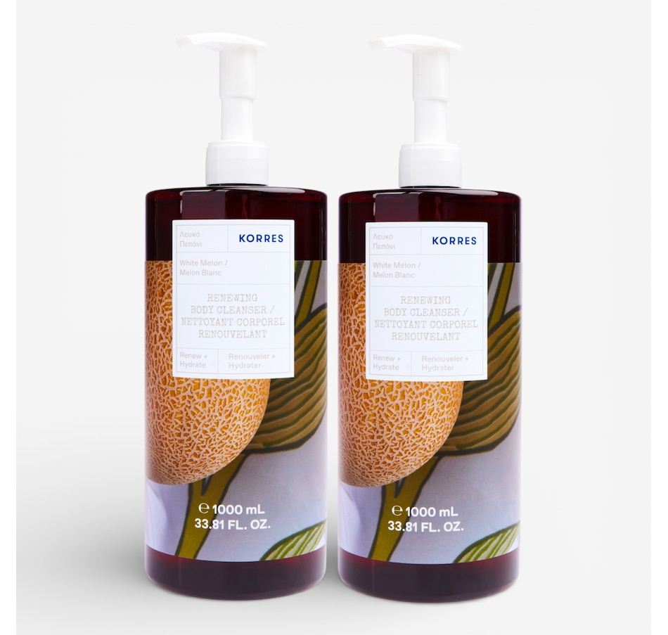 Image 114152_WHMLN.jpg, Product 114-152 / Price $69.00, KORRES Renewing Body Cleanser Duo from KORRES Natural Products on TSC.ca's Beauty department