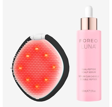 Foreo Flip with Luna Dual-Peptide Scalp Serum Duo