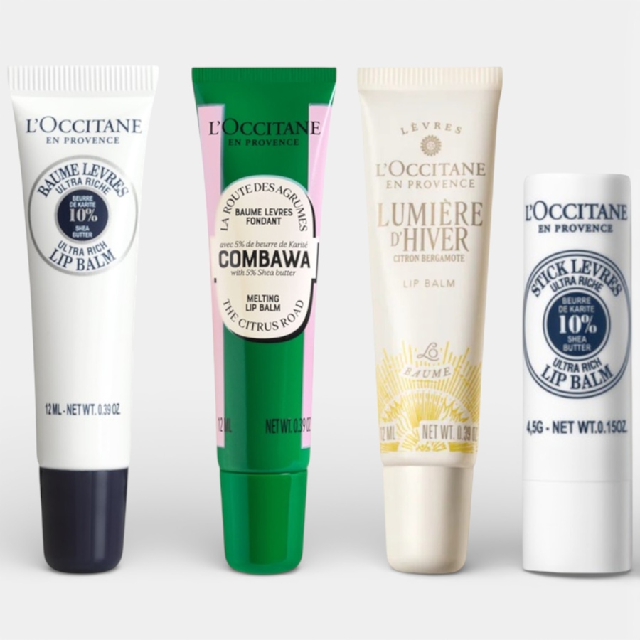 Image 114312.jpg, Product 114-312 / Price $38.00, L'Occitane Shea Lip Balm Quartet from L'Occitane on TSC.ca's Beauty department