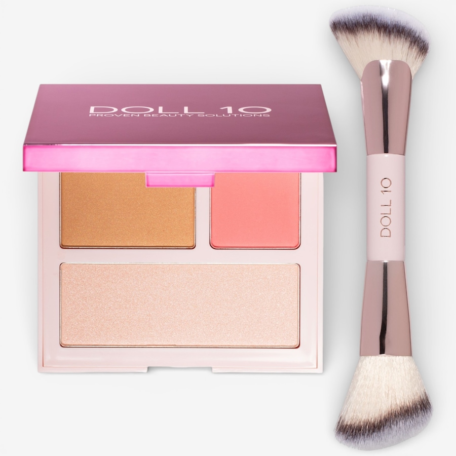 Image 114613.jpg, Product 114-613 / Price $80.00, Doll 10 The 10 Minute Face Doris’s Favorites Palette with Brush from Doll 10 on TSC.ca's Beauty department