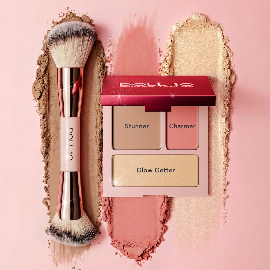 Image 114613_ALTMORE1.jpg, Product 114-613 / Price $80.00, Doll 10 The 10 Minute Face Doris’s Favorites Palette with Brush from Doll 10 on TSC.ca's Beauty department