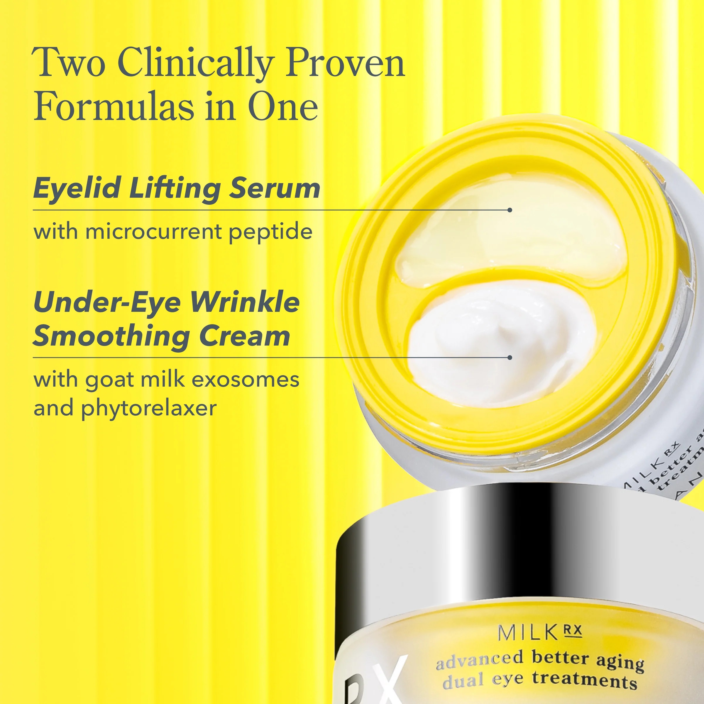 Beekman 1802 Milk Rx Advanced Better Aging Dual Eye Treatments