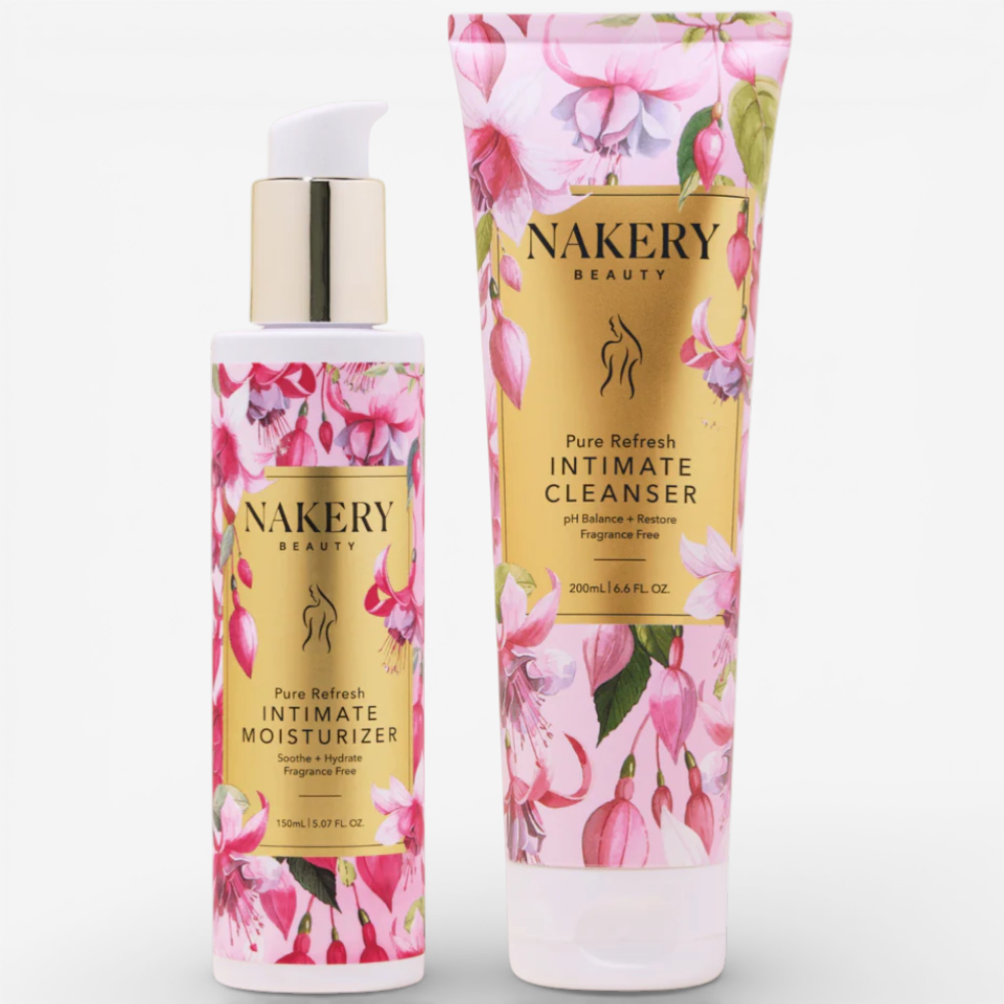 Nakery Pure Refresh Intimate Cleanser & Moisturizer Duo - TSC.ca