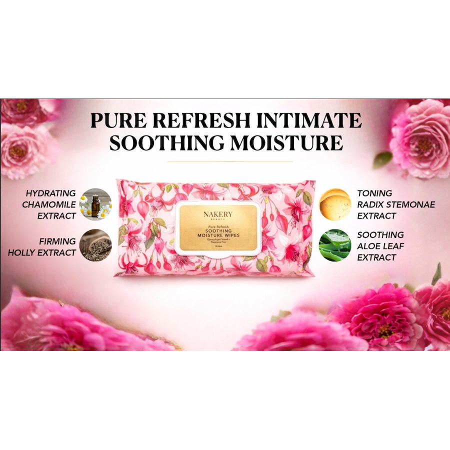 Image 114640_ALTMORE3.jpg, Product 114-640 / Price $55.00, Nakery Pure Refresh Intimate Soothing Moisture Wipes (3-Pack) from Nakery Beauty on TSC.ca's Beauty department
