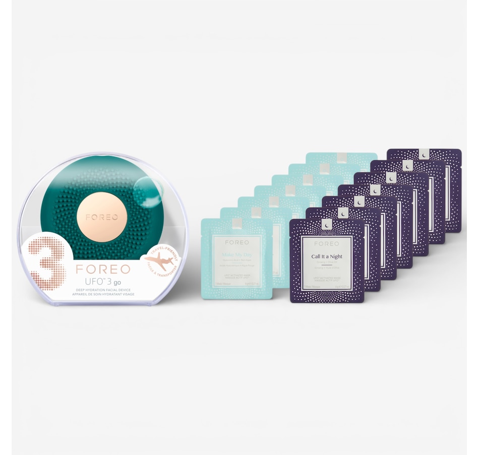 Image 114752_EVG.jpg, Product 114-752 / Price $119.99, Foreo UFO 3 Go With AM/PM Mask Bundle from Foreo on TSC.ca's Beauty department