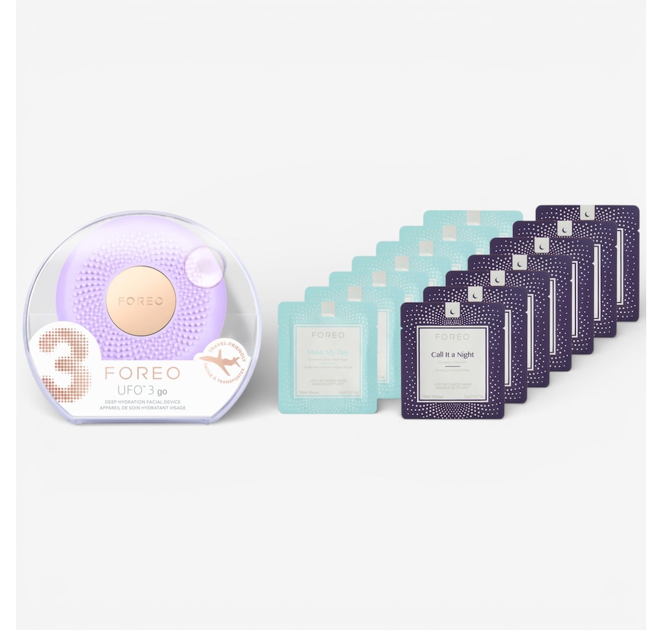 Image 114752_LAV.jpg, Product 114-752 / Price $119.99, Foreo UFO 3 Go With AM/PM Mask Bundle from Foreo on TSC.ca's Beauty department