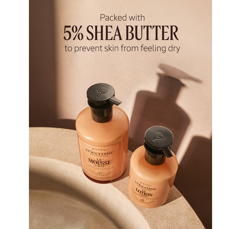 Image 114774_ALTMORE2.jpg, Product 114-774 / Price $68.00, L’Occitane La Mousse Shea Cream Hand Wash + Refill from L'Occitane on TSC.ca's Beauty department