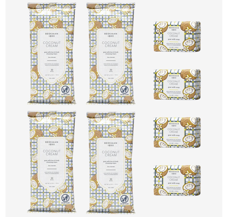 Image 114783_CTA.jpg, Product 114-783 / Price $44.99, Beekman 8‑Piece Travel Body Care Collection from Beekman 1802 on TSC.ca's Beauty department