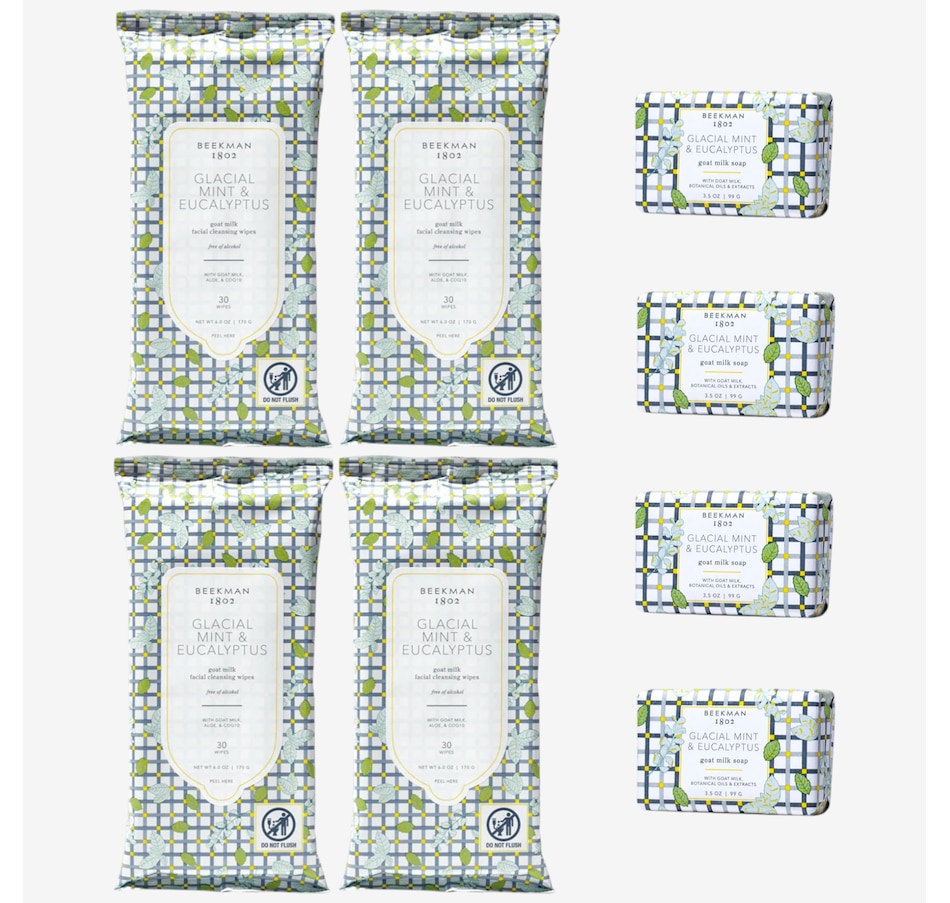 Image 114783_MTEUC.jpg, Product 114-783 / Price $44.99, Beekman 8‑Piece Travel Body Care Collection from Beekman 1802 on TSC.ca's Beauty department