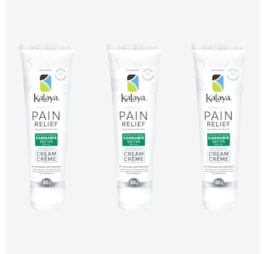 KaLaya Extra Strength Pain Relief Cream With Cannabis Sativa Seed Oil Trio