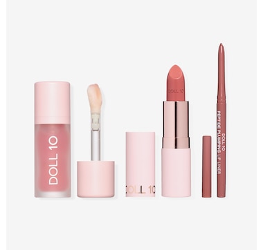 Doll10 Lipstick and Lipliner with Lip Treatment Collection