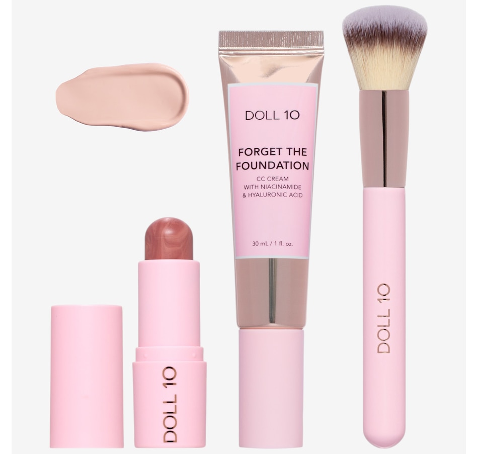 Image 114846_FALHT.jpg, Product 114-846 / Price $64.99, Doll 10 Forget the Foundation 3-Piece Collection from Doll 10 on TSC.ca's Beauty department