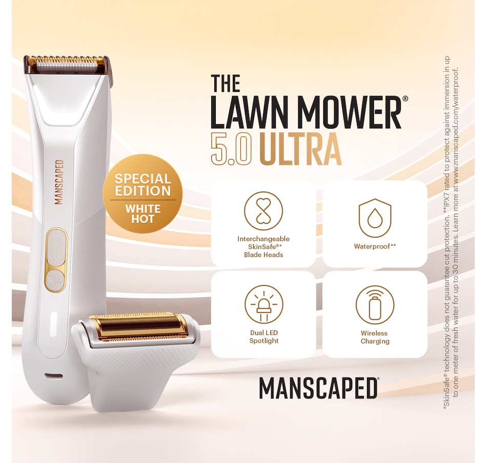 Image 114848_ALTMORE11.jpg, Product 114-848 / Price $149.99, MANSCAPED® The Lawn Mower 5.0 Ultra White Hot from MANSCAPED® on TSC.ca's Beauty department