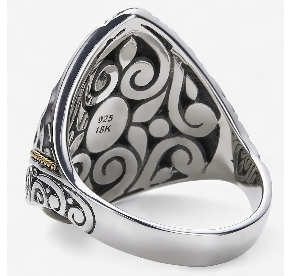 Image 114867_ALTMORE1.jpg, Product 114-867 / Price $349.99, Samuel B Collection Sterling Silver/18K Hammered Design Ring from Samuel B. Collection on TSC.ca's Jewellery department