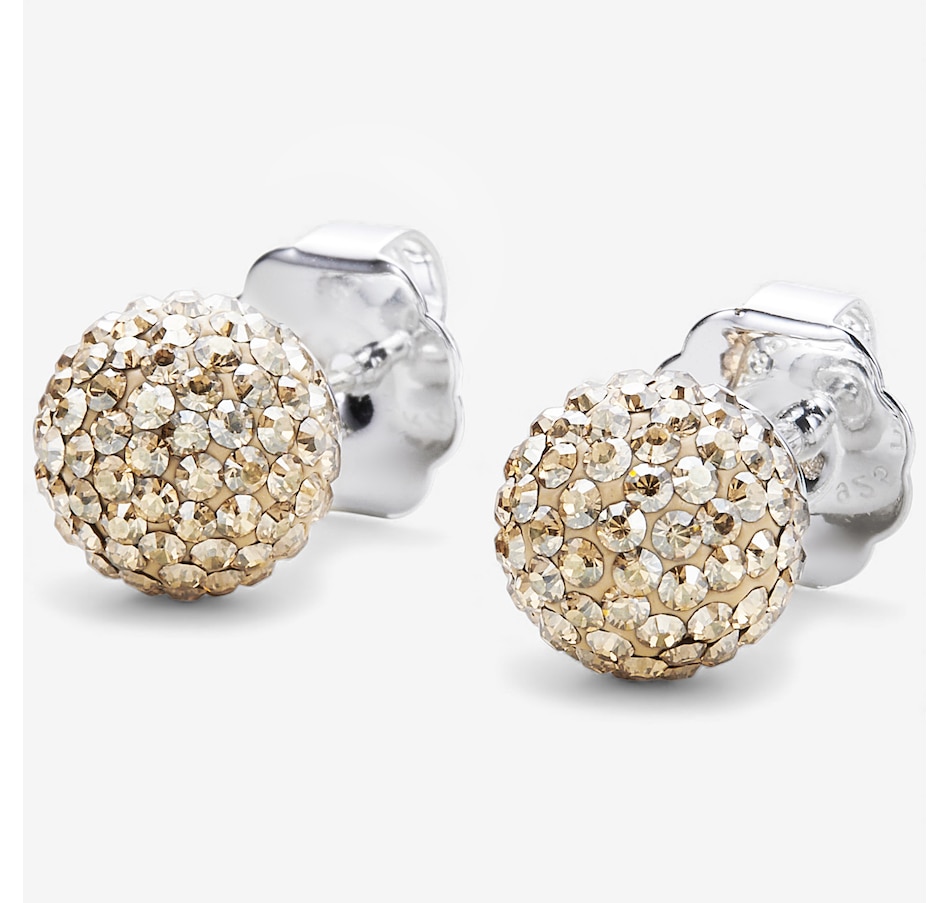 Image 114873_SGOLD.jpg, Product 114-873 / Price $79.99, Hillberg & Berk Sterling Silver Sparkle Ball Stud Earrings from Hillberg & Berk Jewellery on TSC.ca's Jewellery department