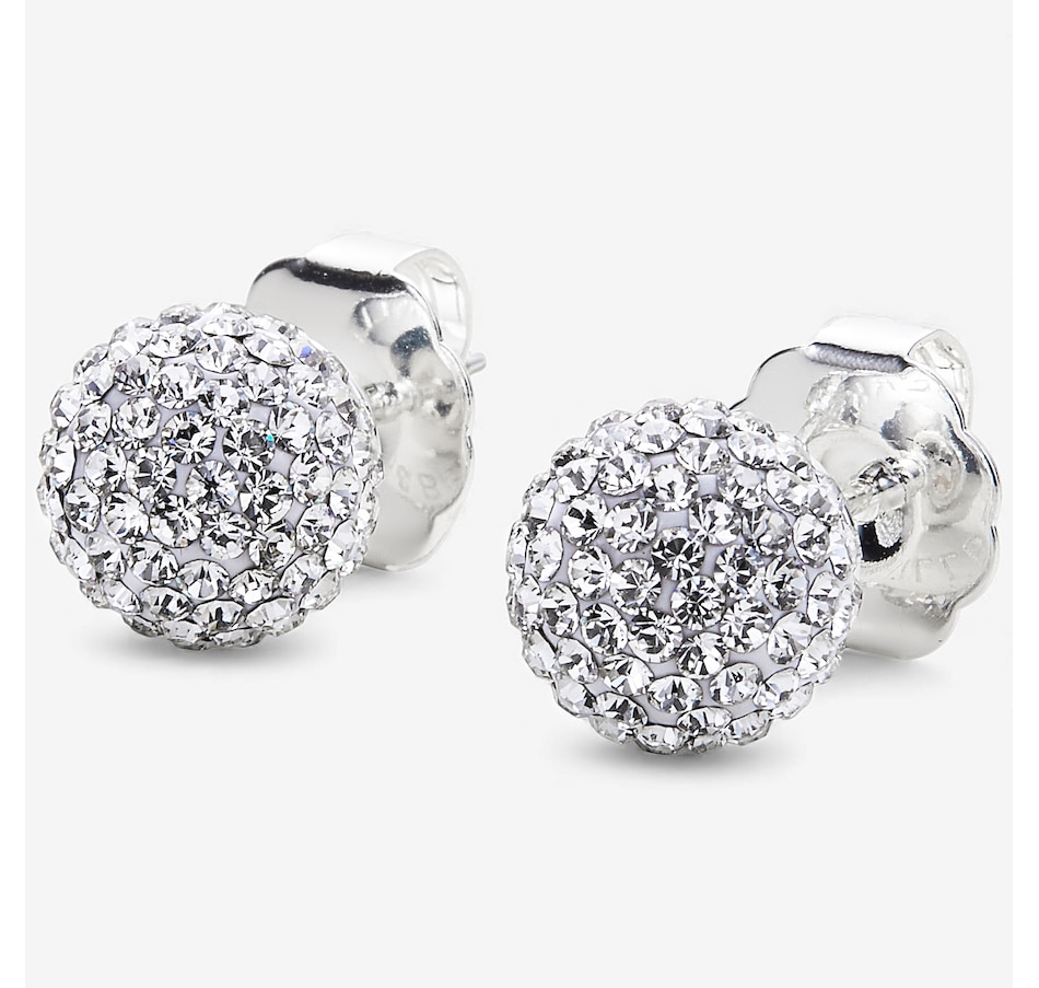 Image 114873_WHT.jpg, Product 114-873 / Price $79.99, Hillberg & Berk Sterling Silver Sparkle Ball Stud Earrings from Hillberg & Berk Jewellery on TSC.ca's Jewellery department
