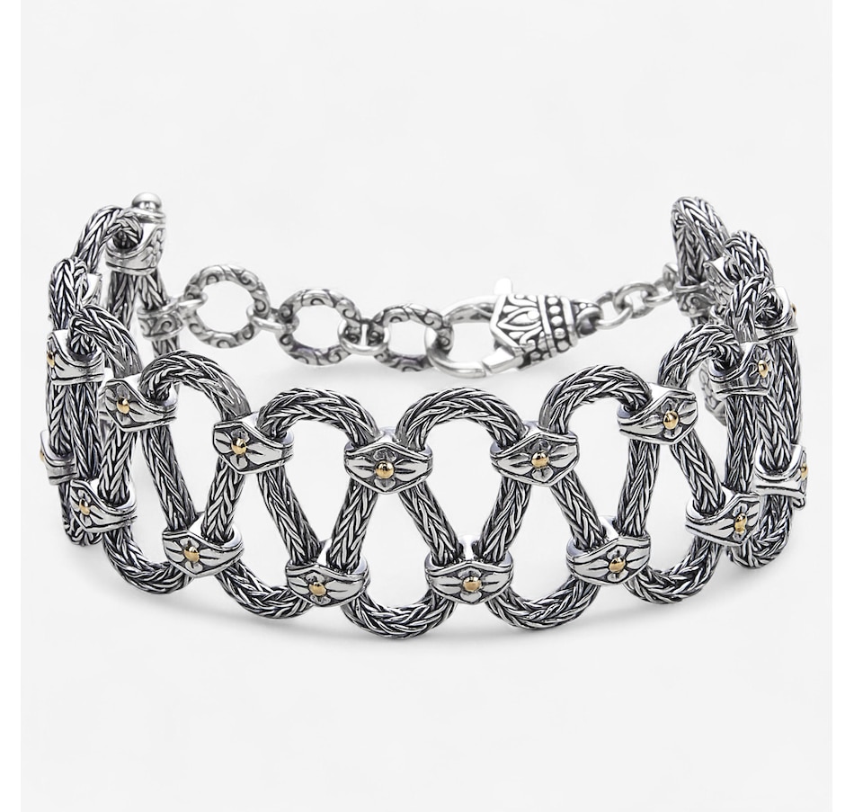 Image 114923.jpg, Product 114-923 / Price $829.99, Samuel B Collection Sterling Silver/18K Tulang Naga Bracelet from Samuel B. Collection on TSC.ca's Jewellery department