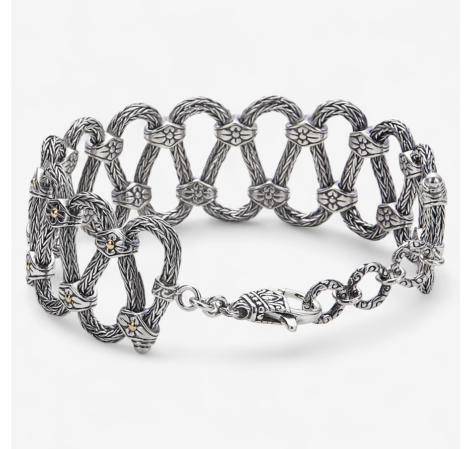 Image 114923_ALTMORE1.jpg, Product 114-923 / Price $829.99, Samuel B Collection Sterling Silver/18K Tulang Naga Bracelet from Samuel B. Collection on TSC.ca's Jewellery department