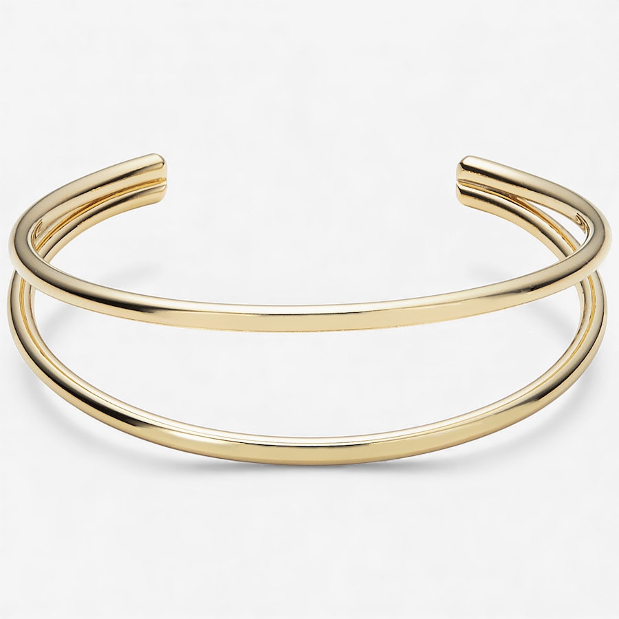 Image 114956.jpg, Product 114-956 / Price $59.88, Bronzoro 18K Yellow Gold Plate Split Wire Cuff Bracelet from Bronzoro on TSC.ca's Jewellery department