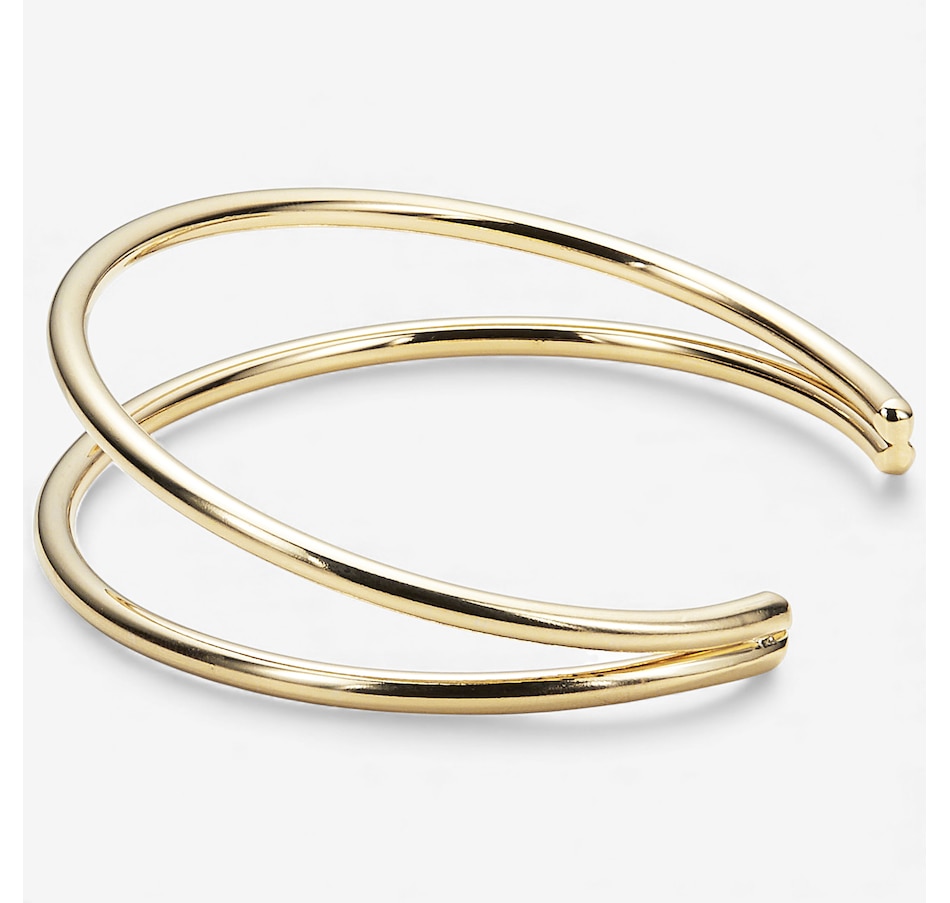 Image 114956_ALTMORE1.jpg, Product 114-956 / Price $79.99, Bronzoro 18K Yellow Gold Plate Split Wire Cuff Bracelet from Bronzoro on TSC.ca's Jewellery department