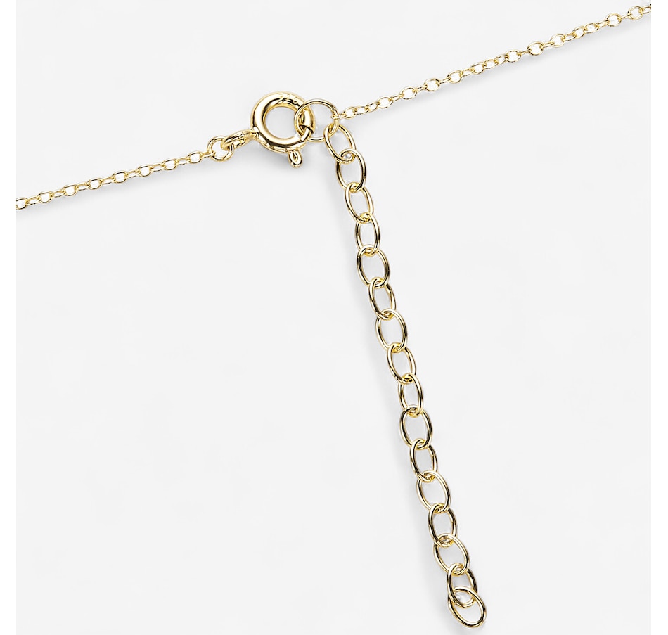 Image 114997_ALTMORE1.jpg, Product 114-997 / Price $69.99, Diamonelle Sterling Silver Yellow Gold Plate Bow Pendant Necklace from Diamonelle on TSC.ca's Jewellery department