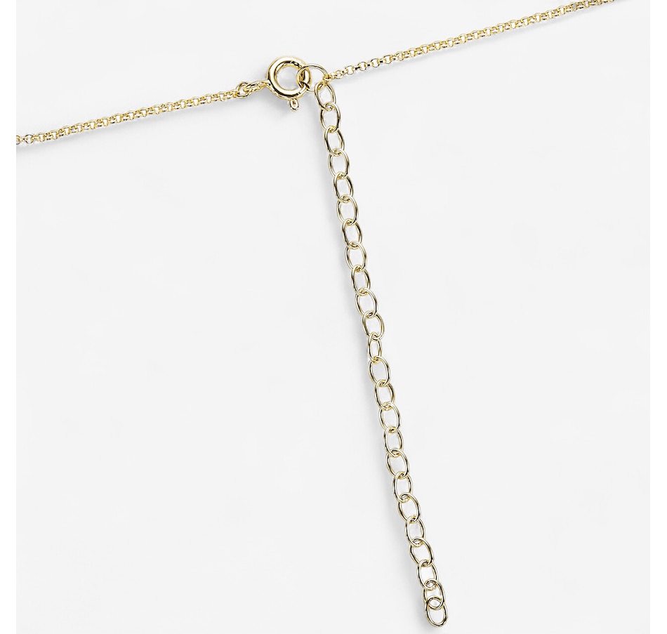 Image 115000_ALTMORE1.jpg, Product 115-000 / Price $119.99, Diamonelle Two-Tone Large Pear-Shaped Diamonelle Pendant with Chain from Diamonelle on TSC.ca's Jewellery department