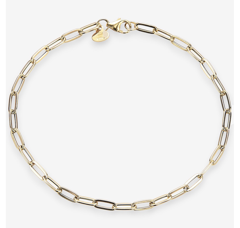 Image 115012.jpg, Product 115-012 / Price $239.99 - $279.99, Stefano Oro 14K Yellow Gold Dolce Vita Paperclip Bracelet from Stefano Oro on TSC.ca's Jewellery department