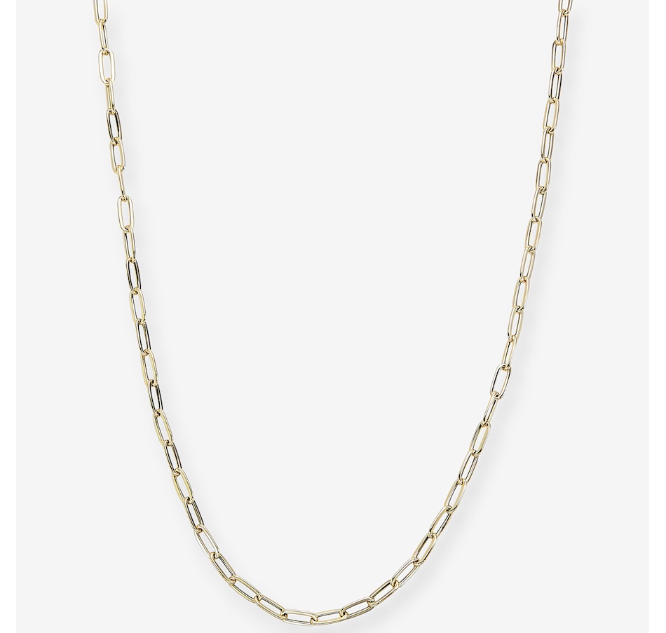 Image 115013.jpg, Product 115-013 / Price $409.99 - $509.99, Stefano Oro 14K Yellow Gold Dolce Vita Paperclip Necklace from Stefano Oro on TSC.ca's Jewellery department