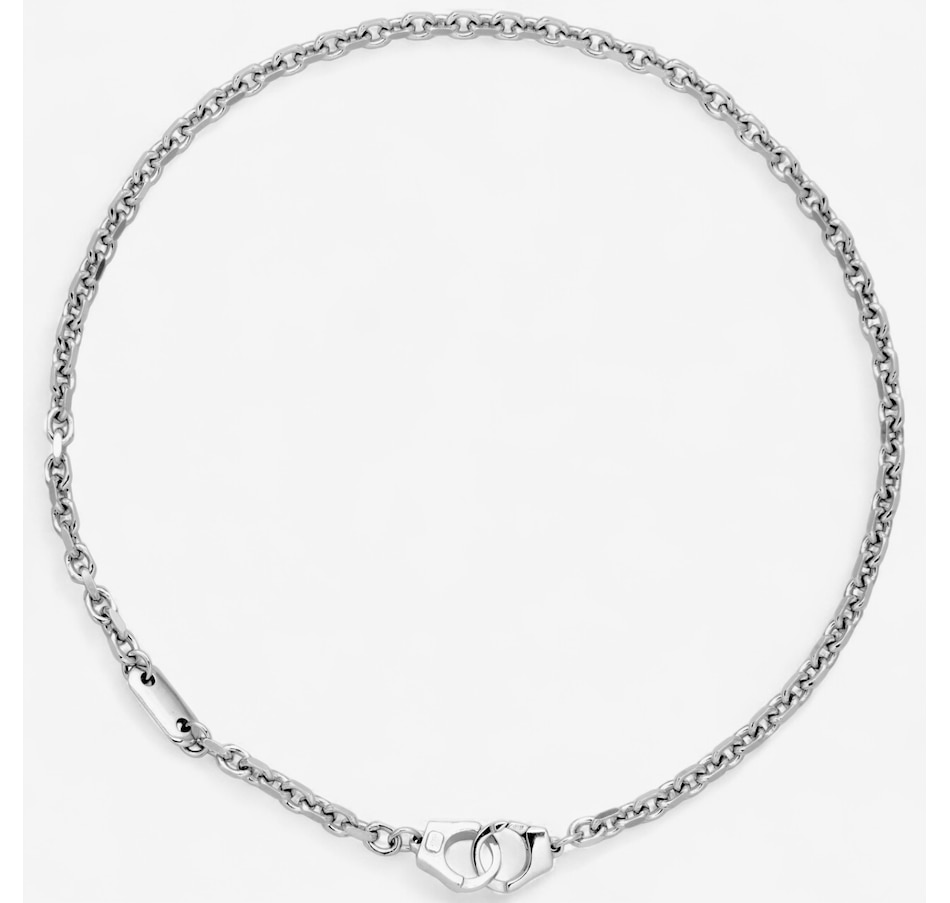 Image 115057.jpg, Product 115-057 / Price $299.99, Ethos Sterling Silver Rhodium Plated Diamond Cut Cable Chain from ETHOS on TSC.ca's Jewellery department