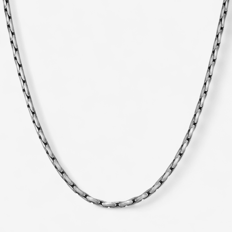 Image 115061.jpg, Product 115-061 / Price $319.99, Ethos Sterling Silver Gun Metal Boston Chain With Brushed Finish from Ethos on TSC.ca's Jewellery department