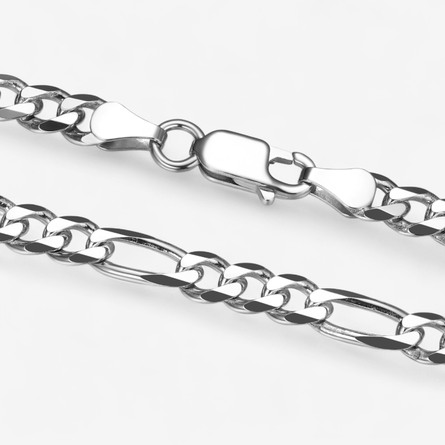 Image 115065_ALTMORE2.jpg, Product 115-065 / Price $249.99, Ethos Sterling Silver Figaro Chain With Rhodium Plating from Ethos on TSC.ca's Jewellery department
