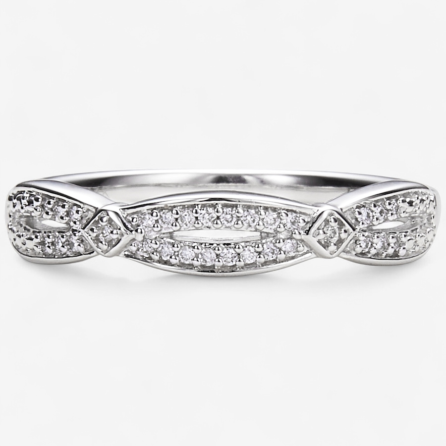 Image 115070.jpg, Product 115-070 / Price $479.33, 14K White Gold Diamond Band from Diamond Show on TSC.ca's Jewellery department