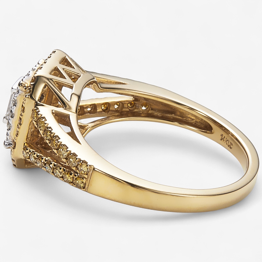 Image 115078_ALTMORE1.jpg, Product 115-078 / Price $1,999.99, 14K Two-Tone Gold Cushion Shape Diamond Ring from Diamond Show on TSC.ca's Jewellery department