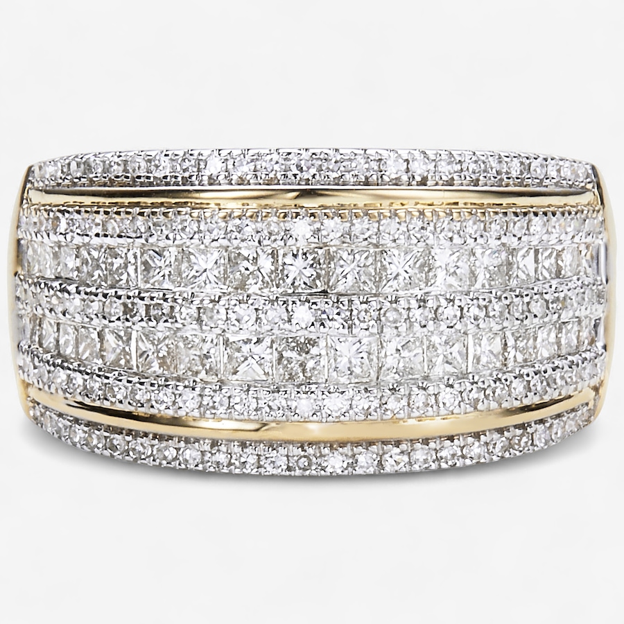 Image 115080_YGL.jpg, Product 115-080 / Price $2,599.99, 14K Gold 1.00 ctw Diamond Band from Diamond Show on TSC.ca's Jewellery department