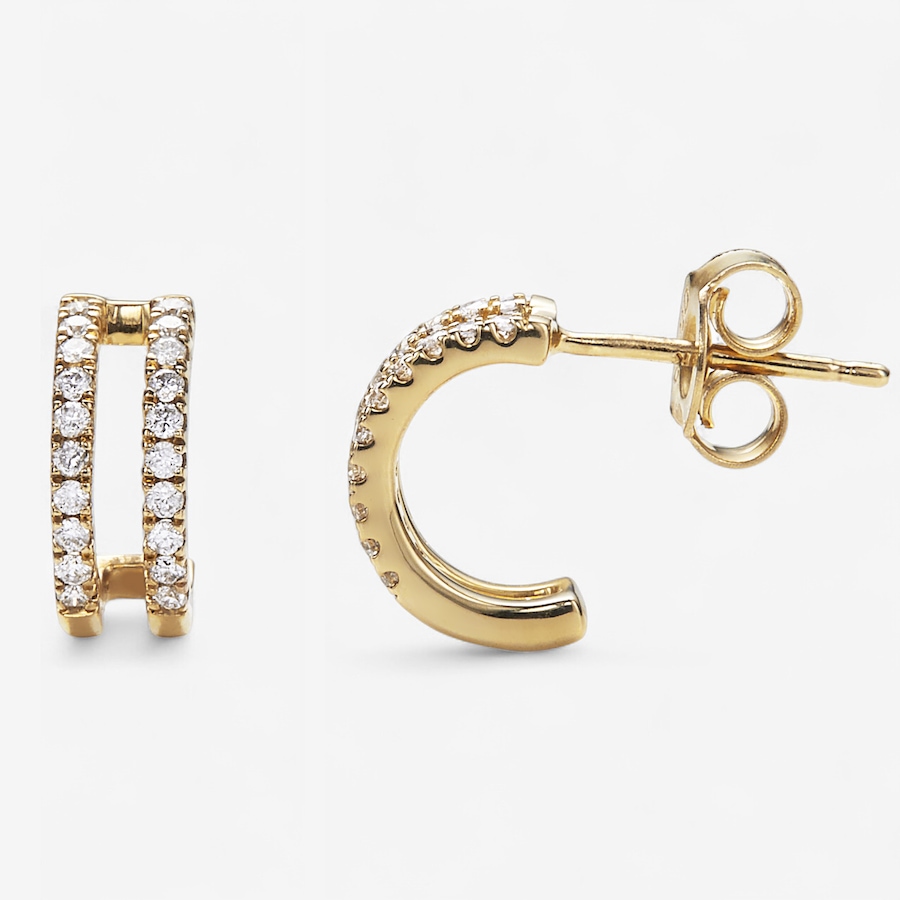 Image 115086.jpg, Product 115-086 / Price $499.88, 10K Yellow Gold Diamond Earrings from The Vault on TSC.ca's Jewellery department